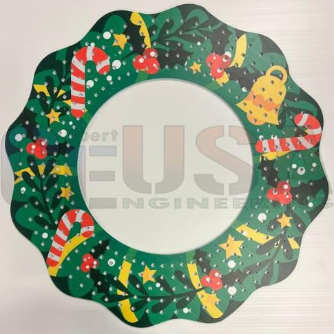 IMPRESSION Mega Wreath 320 - Candy Cane Bell - Pixel Props