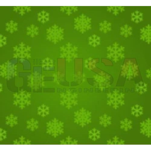 IMPRESSION Merry Christmas - Green Snowflake - Pixel Props