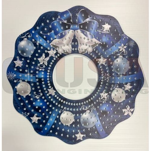 IMPRESSION Mother of all Wreaths - Baby / Blue White - Pixel