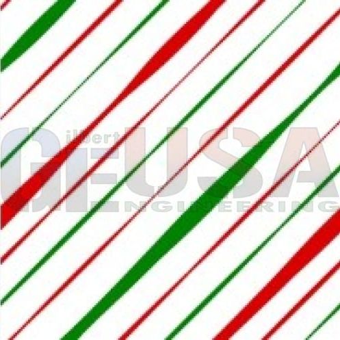 IMPRESSION Noel - Red Green White Abstract / Pixels - Pixel