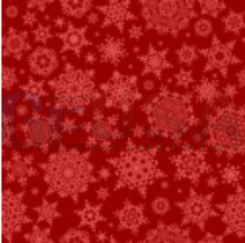 IMPRESSION Offset Pixel Trim - 6mm / Red Snowflake - Pixel 