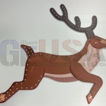 IMPRESSION Reindeer & Rudolf - Rudolph / Right / Wiring