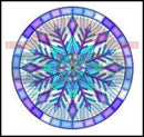 G-SkinZ Rosa Grande - Stained Glass Snowflake 3 - Pixel
