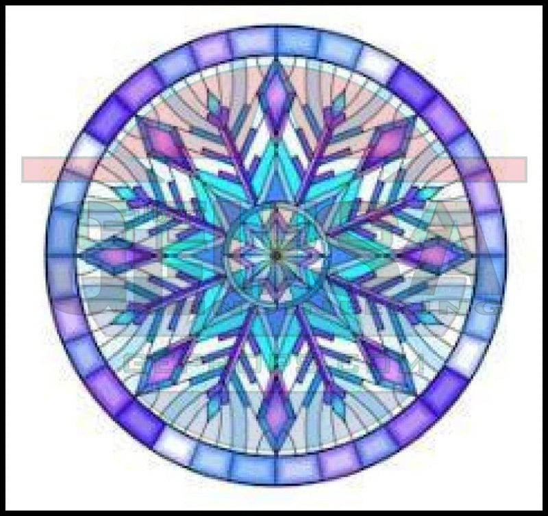 G-SkinZ Shape Shifter - Stained Glass Snowflake 3 - Pixel