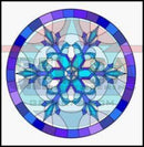 G-SkinZ Rosa Grande - Stained Glass Snowflake 1 - Pixel