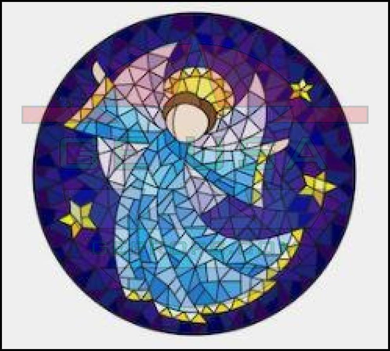 Impression Spin Reel Max Stained Glass Angel Pixel Props