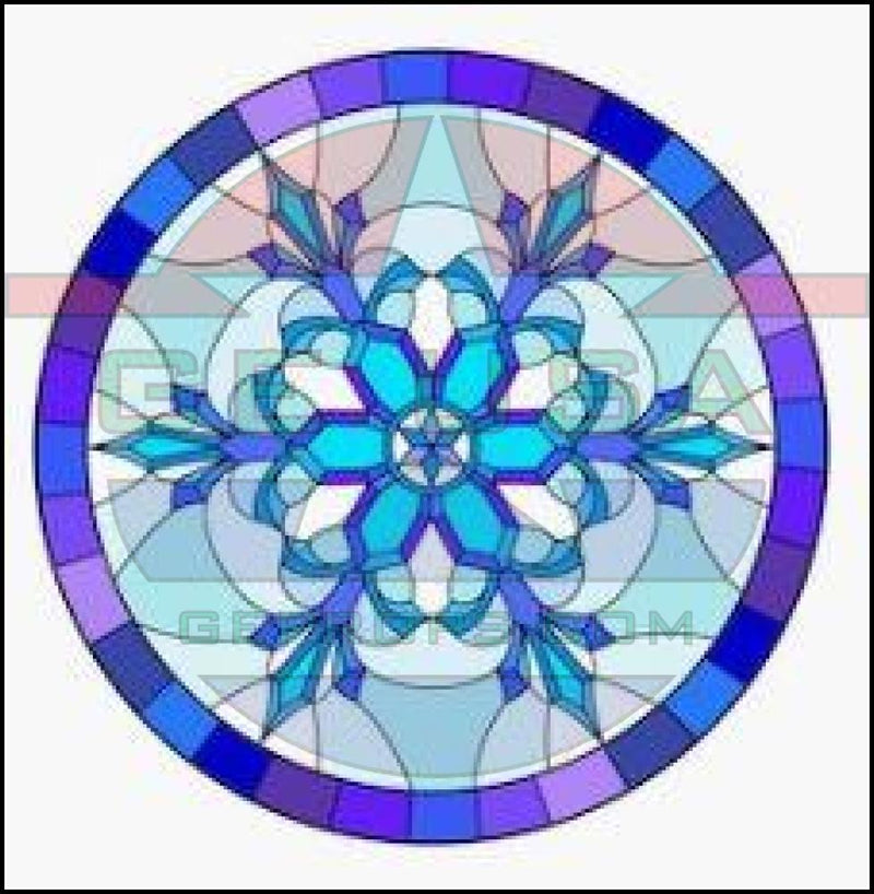 IMPRESSION Rosa Grande - Stained Glass Snowflake 1 / Wiring