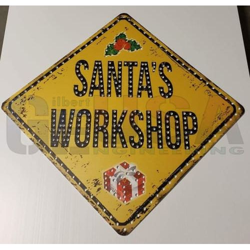 IMPRESSION Santa’s Workshop Sign - Pixel Props