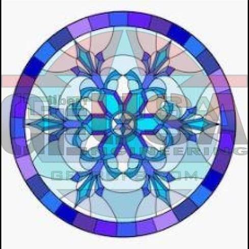 IMPRESSION Shape Shifter - Stained Glass Snowflake 1