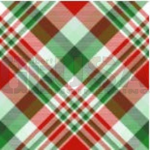 IMPRESSION Space Odyssey - Red Green White Plaid / No - 