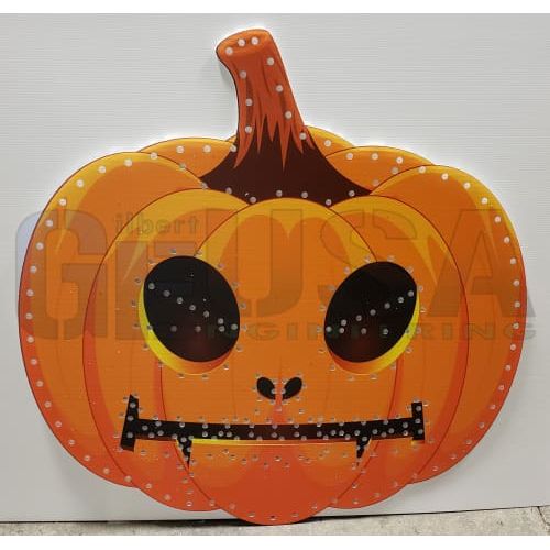 IMPRESSION Spooky Singing Pumpkins - Cut / Oval Eyes 