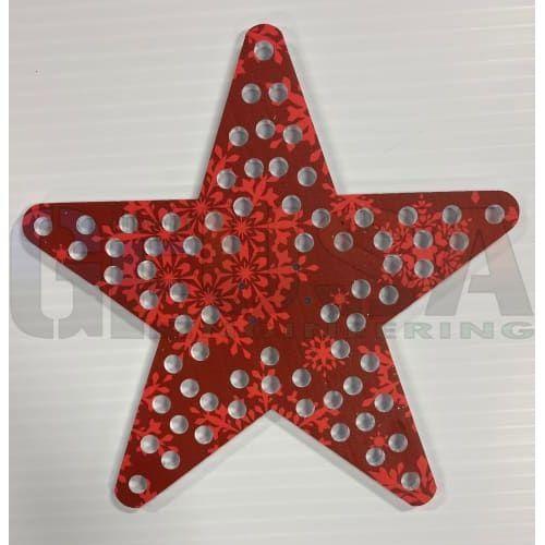 IMPRESSION Star 12 - Double / Red Snowflake - Pixel Props