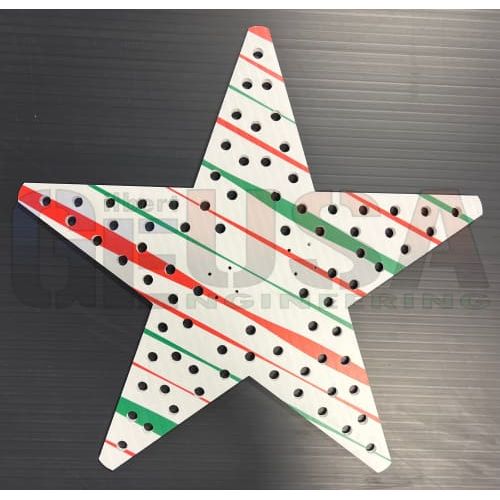 IMPRESSION Star 21 - Double / Red / Green Abstract - Pixel