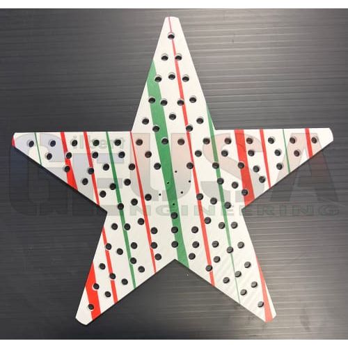 IMPRESSION Star 21 - Triple / Red / Green Abstract - Pixel