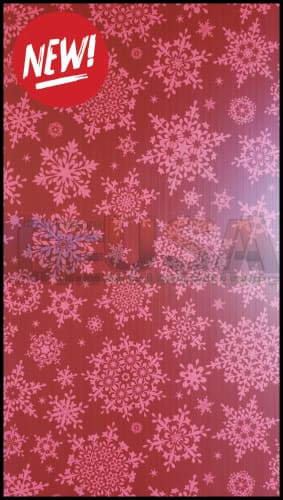 IMPRESSION Peacock Arch - Red Snowflake - Pixel Props