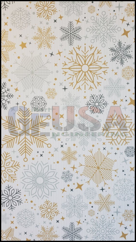 G-SkinZ Shape Shifter - Gold/Silver Snowflake - Pixel Props