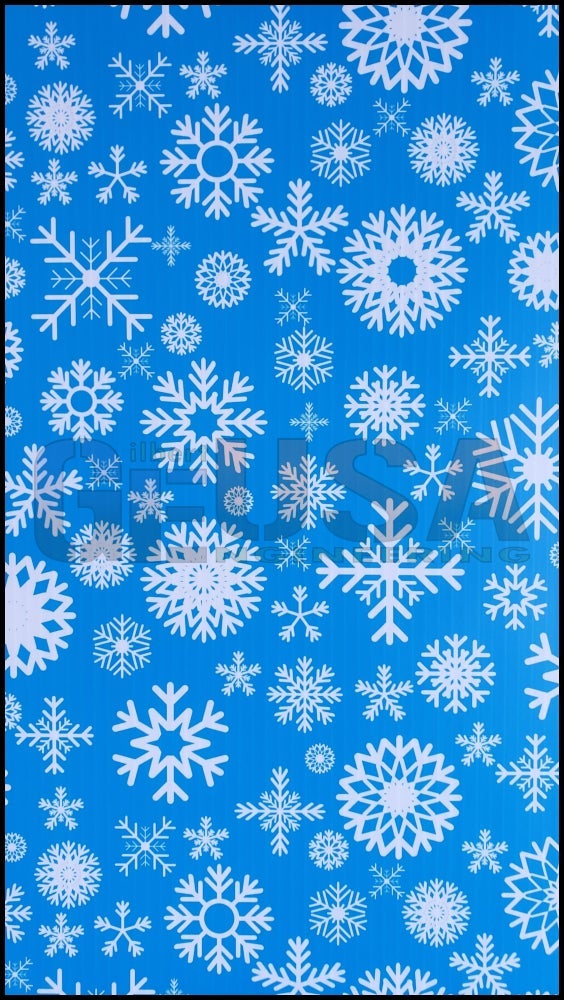 G-SkinZ Shape Shifter - Blue White Snowflake - Pixel Props