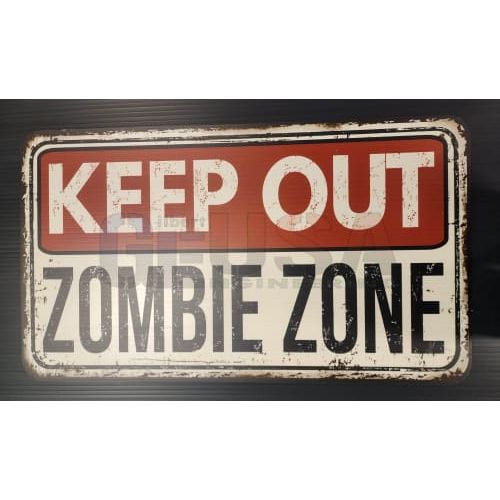 IMPRESSION Zombie - Keep Out Sign - No Hole / Wiring Diagram