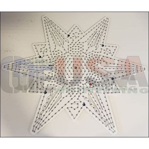 King Diamond Star - White / Wiring Diagram -Yes - Pixel
