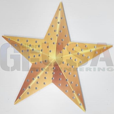 LSP IMPRESSION 24’ Lightpole Stars - Pixel Props