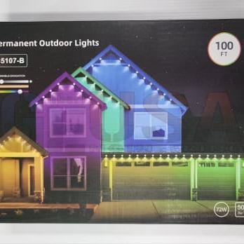 Permanent Holiday Lighting 36v - 100 Foot (72 Lights)