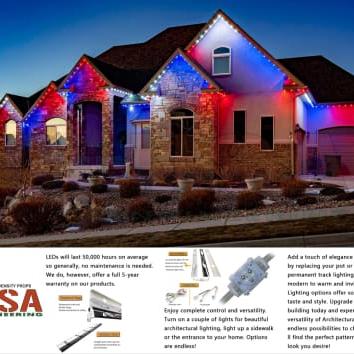 Permanent Holiday Lighting Kits 48v