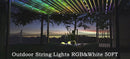 Smart RGBW Outdoor String Lights 12V