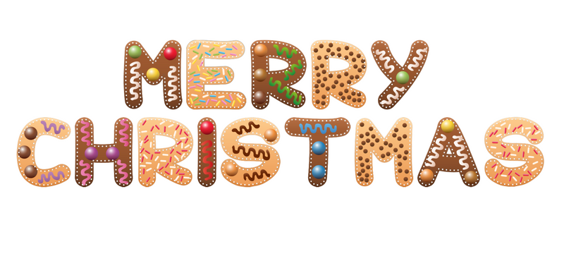 IMPRESSION MERRY CHRISTMAS/MERRY XMAS/FELIZ NAVIDAD Cookie