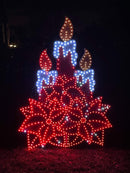 Poinsettia - Candle Cluster - Gilbert Engineering USA