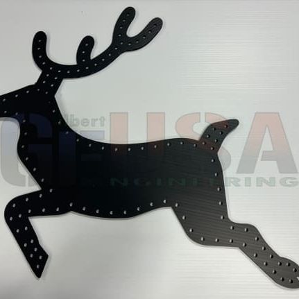 Reindeer & Rudolph - Reindeer - Left / Black / Wiring