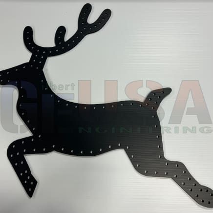 Reindeer & Rudolph - Rudolph - Left / Black / Wiring