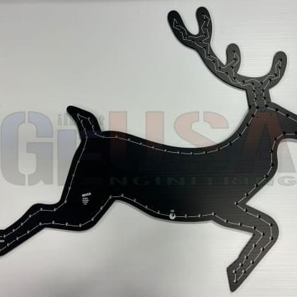 Reindeer & Rudolf - Reindeer - Left / Black / Wiring Diagram