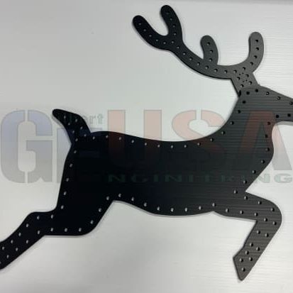 Reindeer & Rudolph - Rudolph - Right / Black / Wiring