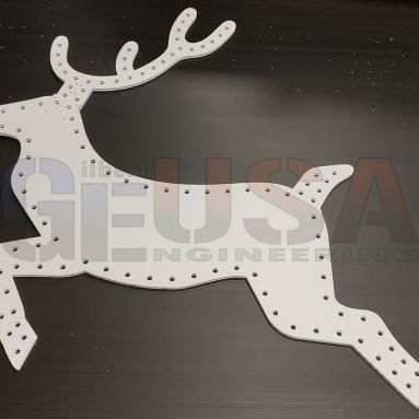 Reindeer & Rudolph - Rudolph - Right / White / Wiring