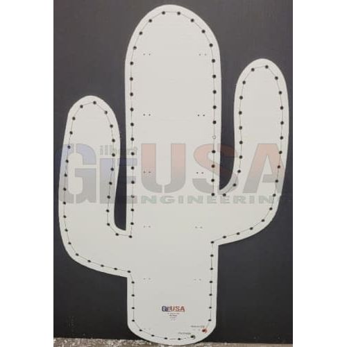 Saguaro Cactus - Medium / White / Yes - Pixel Props