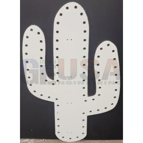 Saguaro Cactus - Small / White / No - Pixel Props