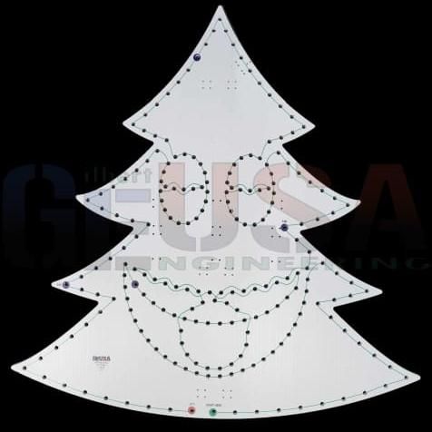 Singing Xmas Trees - 46 Inch - wiring diagram / White