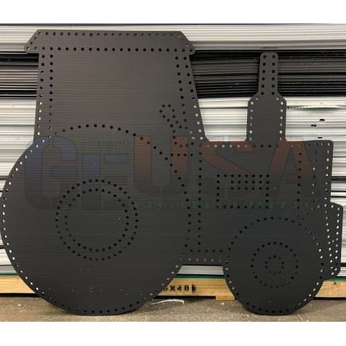 Tractor - Black - Pixel Props