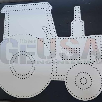 Tractor - White / Wiring Diagram - Pixel Props