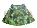A festive green lsp impression mini tree decorated with colorful ornaments and twinkling lights perfect for holidays
