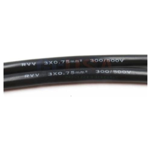 Wire - 100ft 3core BLACK PVC covered cable - Pixels