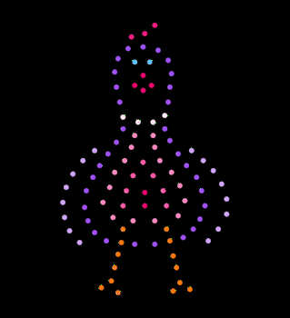 Animatable Chicken Whimsical Animated Chicken for Your Light Show Fun